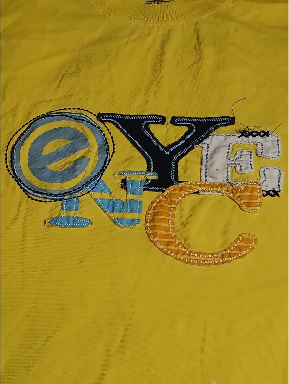 Enyce Classic Cut T-Shirt XXL Yellow Streetwear Embroidered